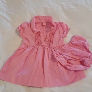 Pink dress sz 6-9 months